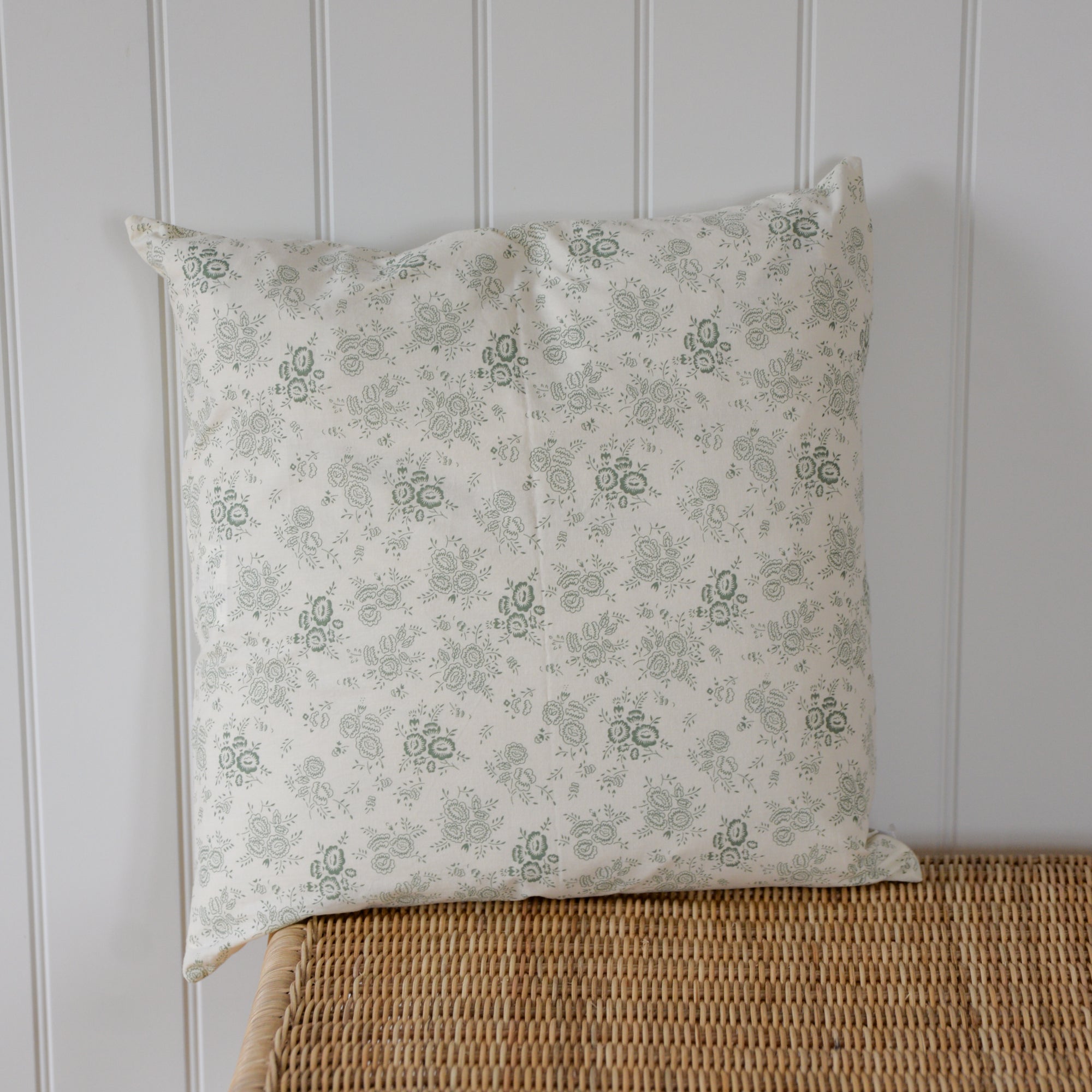 Green Floral Cushion