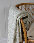 Green Floral Quilt 130 x 180 cm