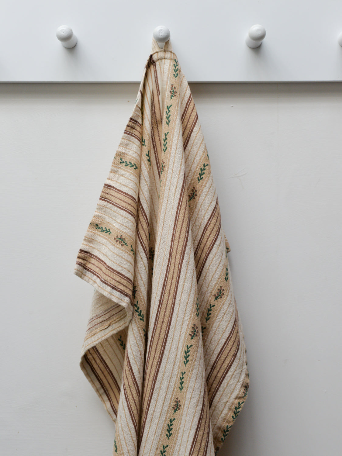 Isolde Woven Striped Tea Towel / Brown and Green – Mon Pote