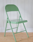 Metal Folding Chair / Green