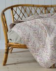 Pink Floral Quilt 130 x 180 cm
