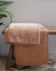 Vintage Quilt in Cafe Creme / 130 x 180