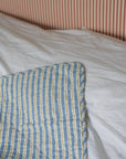 Quilt Blue and Brown Stripes 130 x 180