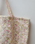 Quilted Over-Sized Bag / Pink Floral