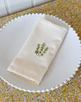 Thyme Embroidered Napkin