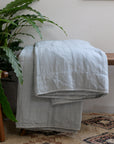 Vintage Quilt Bedspread in Blue / 180 x 200