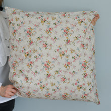 Load image into Gallery viewer, White Floral Cushion / 60 x 60
