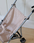 Baby Doll Stroller Brown Gingham