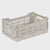 Mini Folding Crate / Light Grey