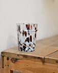 Speckled Glass Drinking Cup / Brown