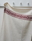 Embroidered Kitchen Towel / Red