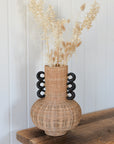 Rattan Vase