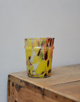 Speckled Glass Drinking Cup / Yellow