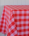 Pink and Red Tablecloth Paola