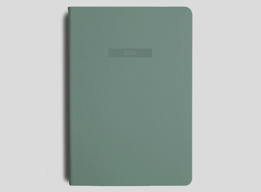 2026 Migoals Diary Weekly Spread / Sea Green