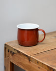 Coloured Enamel Belly Mug / Various Colours