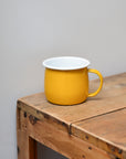 Coloured Enamel Belly Mug / Various Colours