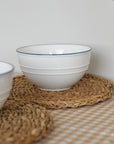 White Porcelain Salad Bowl / 18cm