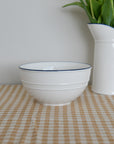 White Porcelain Salad Bowl / 18cm