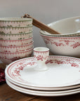 Faustine Patterned Floral Egg Cup / Burgundy