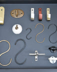 IB Laursen Metal Double Hook in Various