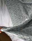 Betty Blue Floral Quilt / Various Sizes