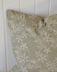 Myrtle Flower Cushion / Sage