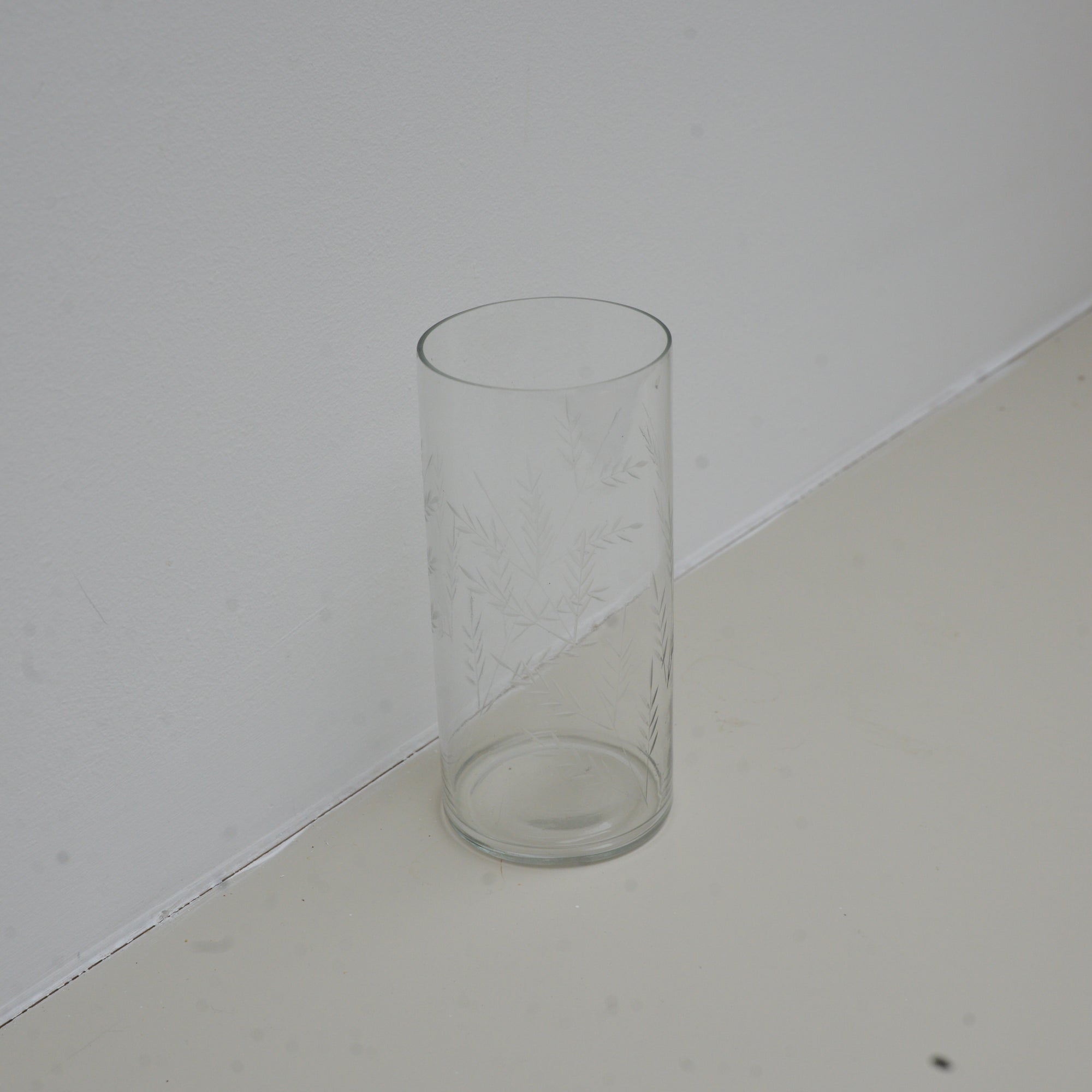 Slim Glass Fern Vase