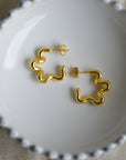 Wiggle Gold Earrings / Medium