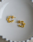 Wiggle Gold Earrings / Small