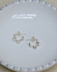 Wiggle Silver Earrings / Small