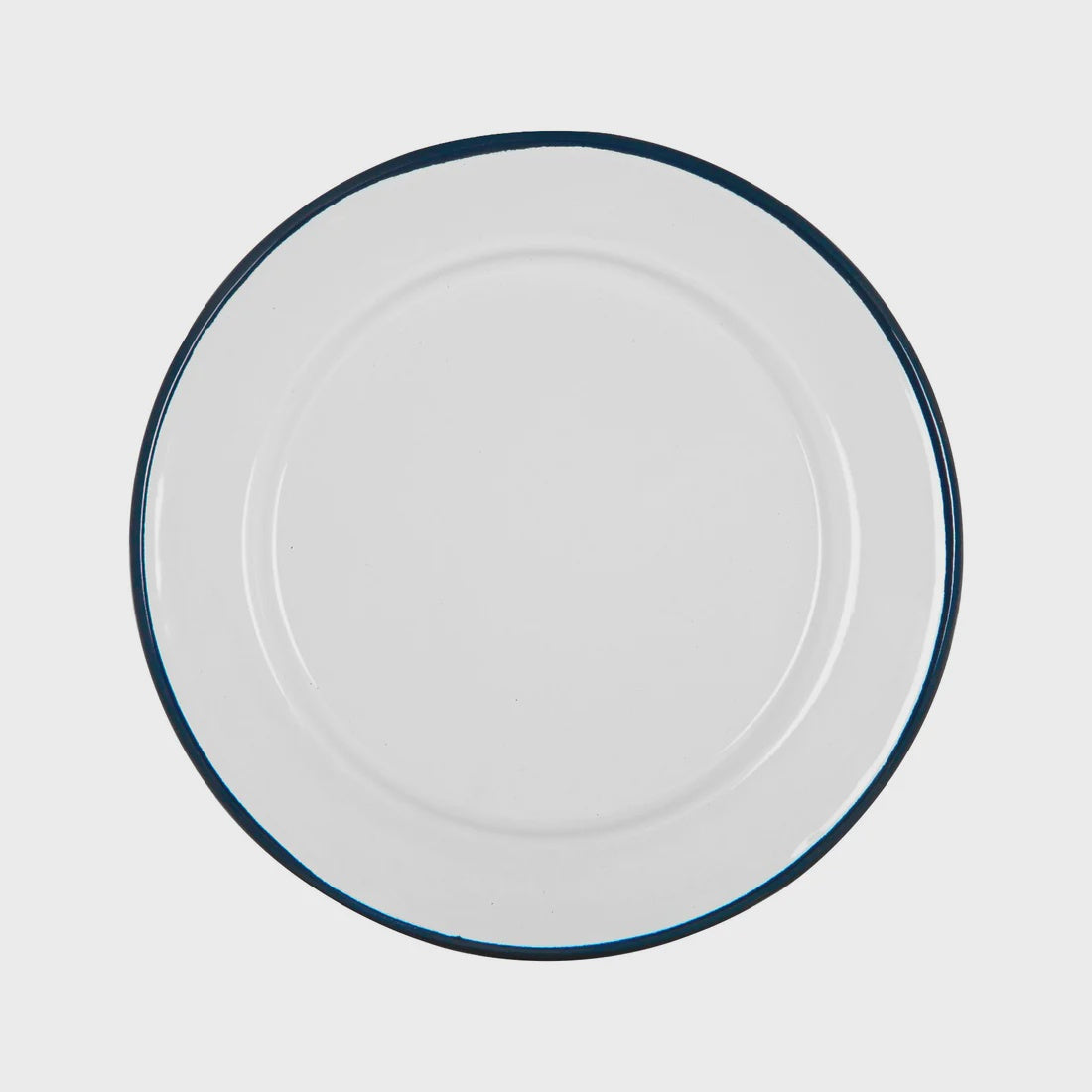 Enamel Side Plate 20 cm Blue