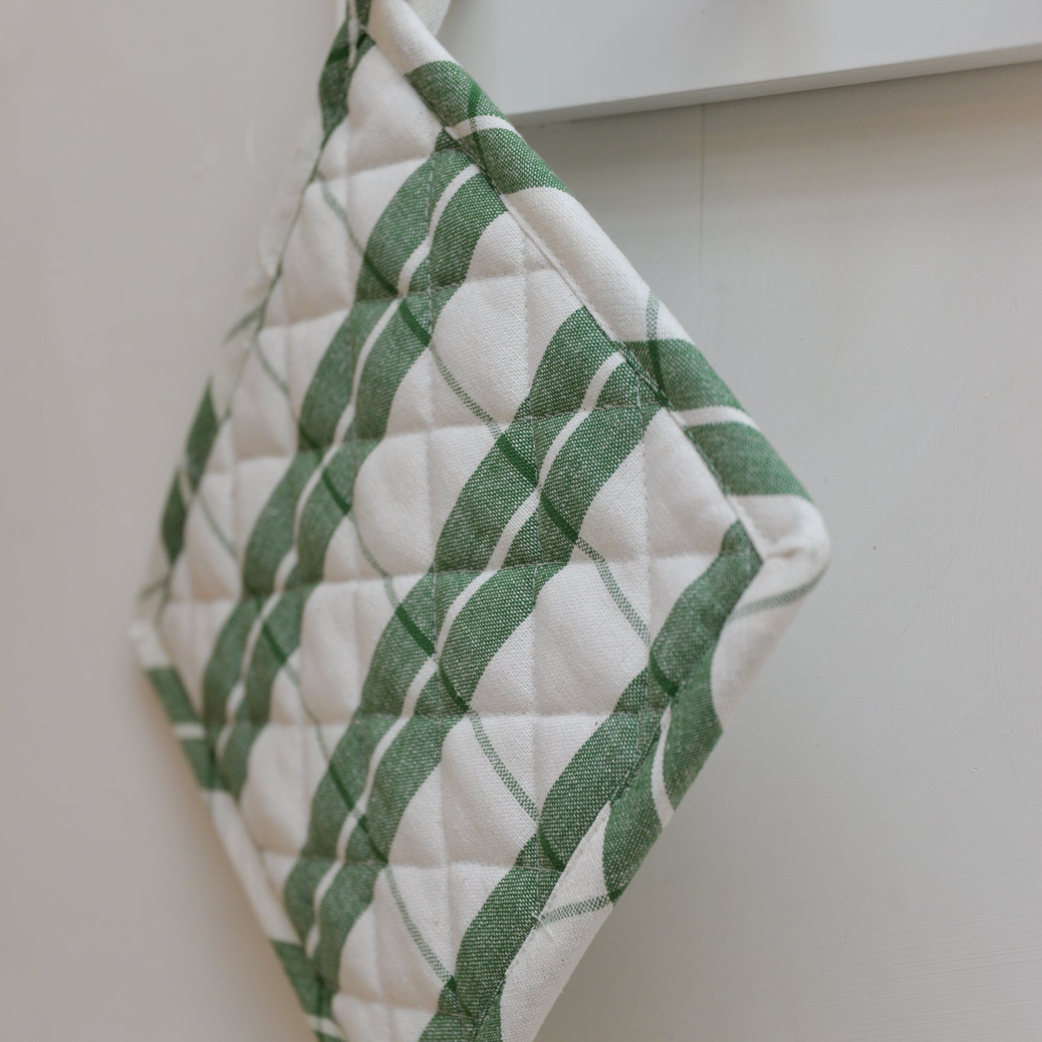 Check Pot Holder / Green