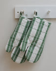 Oven Gloves / Green Check