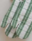 Oven Gloves / Green Check