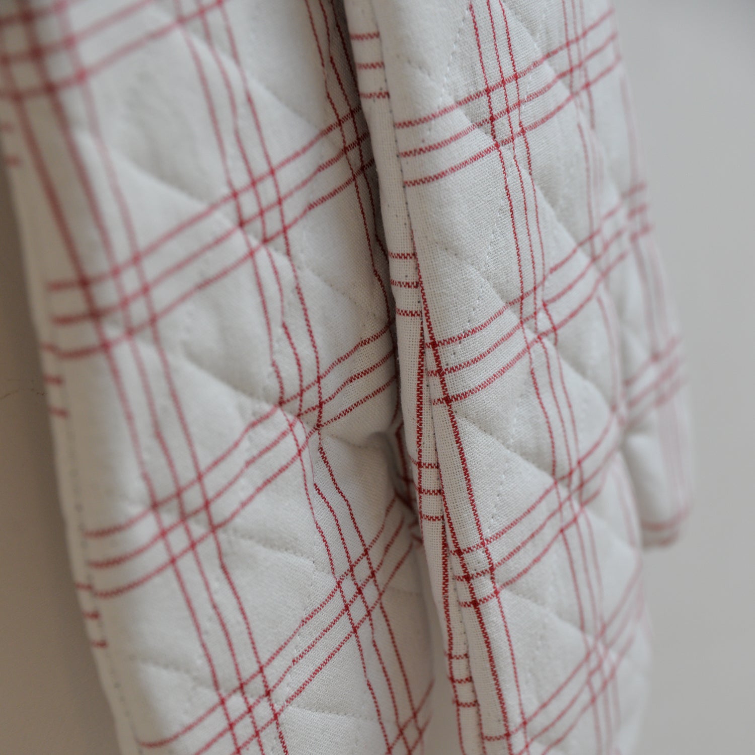 Oven Gloves / Red Check