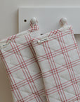 Oven Gloves / Red Check