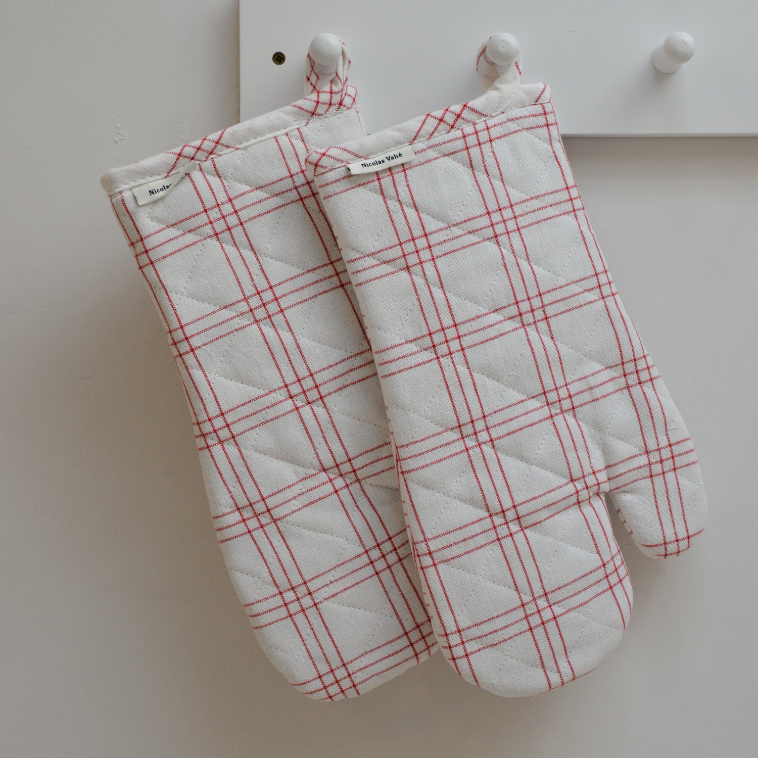 Oven Gloves / Red Check