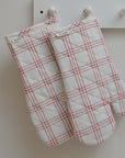 Oven Gloves / Red Check