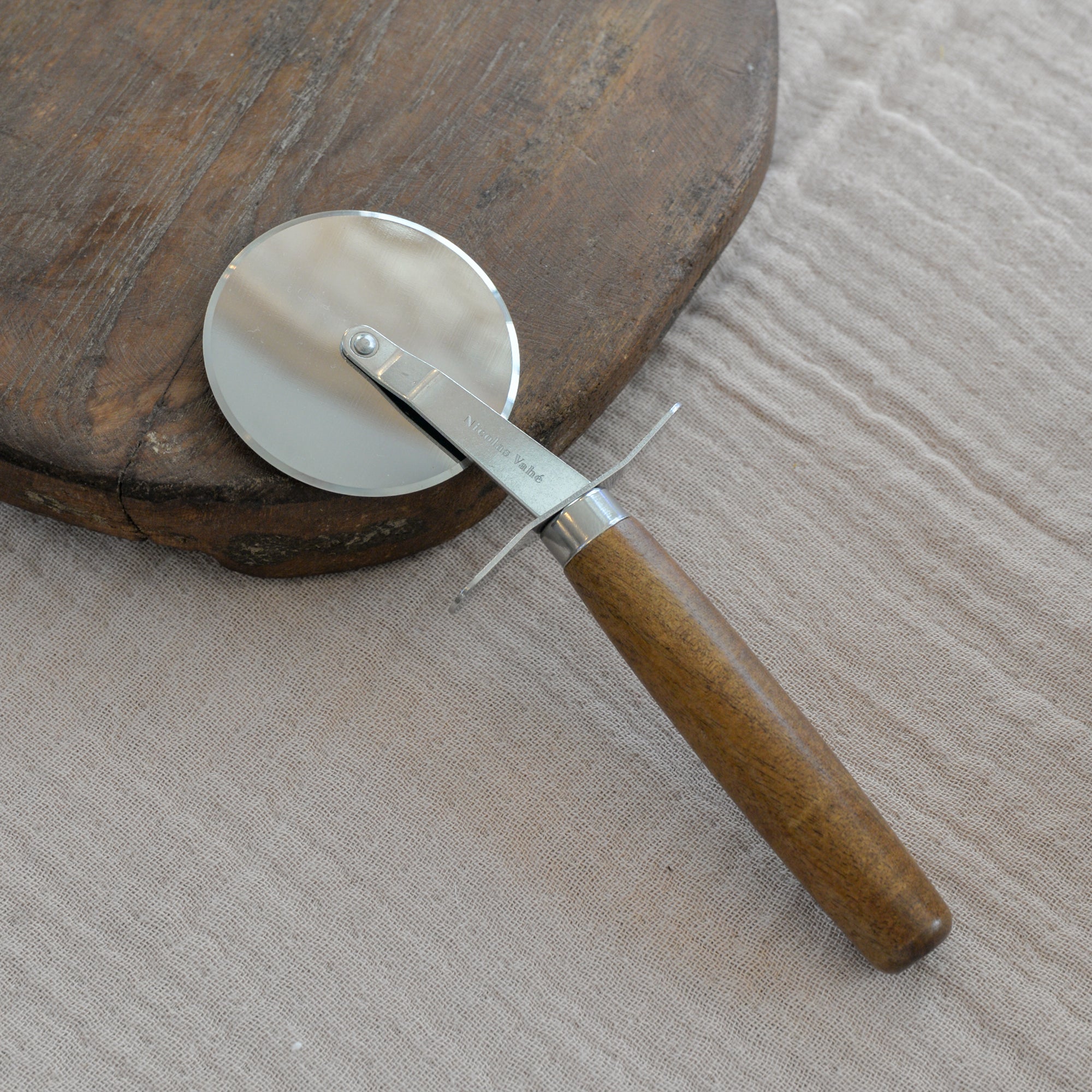 Nicolas Vahe Acacia Wood Pizza Wheel