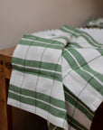 Set of Four Napkins / Green Check