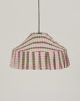 PRE-ORDER Nicole Fabric Green Patterned Pendant Lampshade
