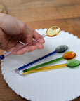 Glass Spoons / Various Colours