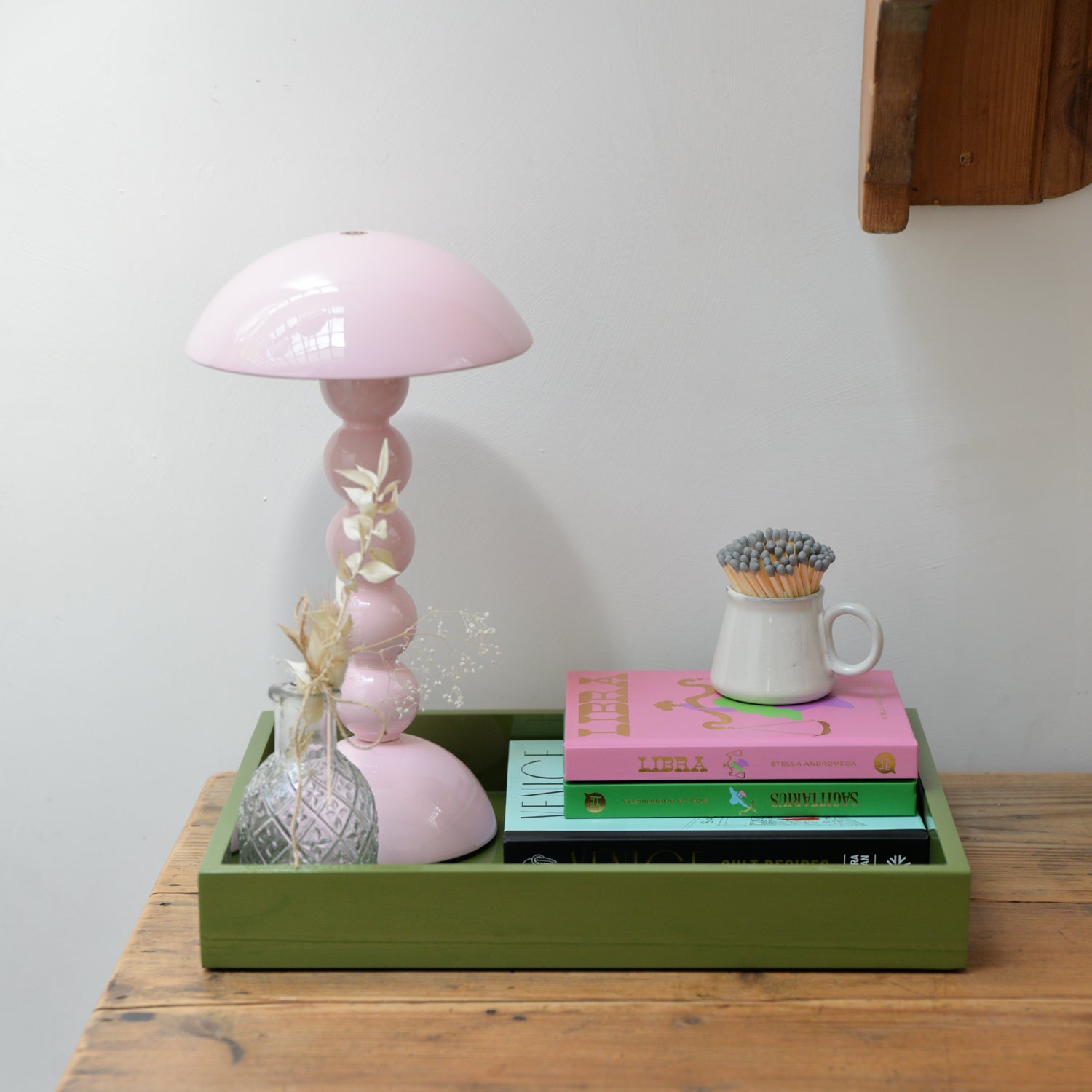 Green Lacquered Tray