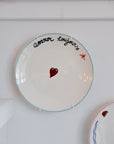 Love and Freedom Dessert Plates