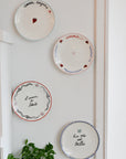 Love and Freedom Dessert Plates