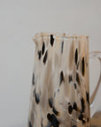 Speckled Pitcher with Handle / Black