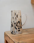 Speckled Pitcher with Handle / Black