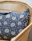 Vintage Floral Cushion / Blue