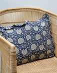 Vintage Floral Cushion / Blue